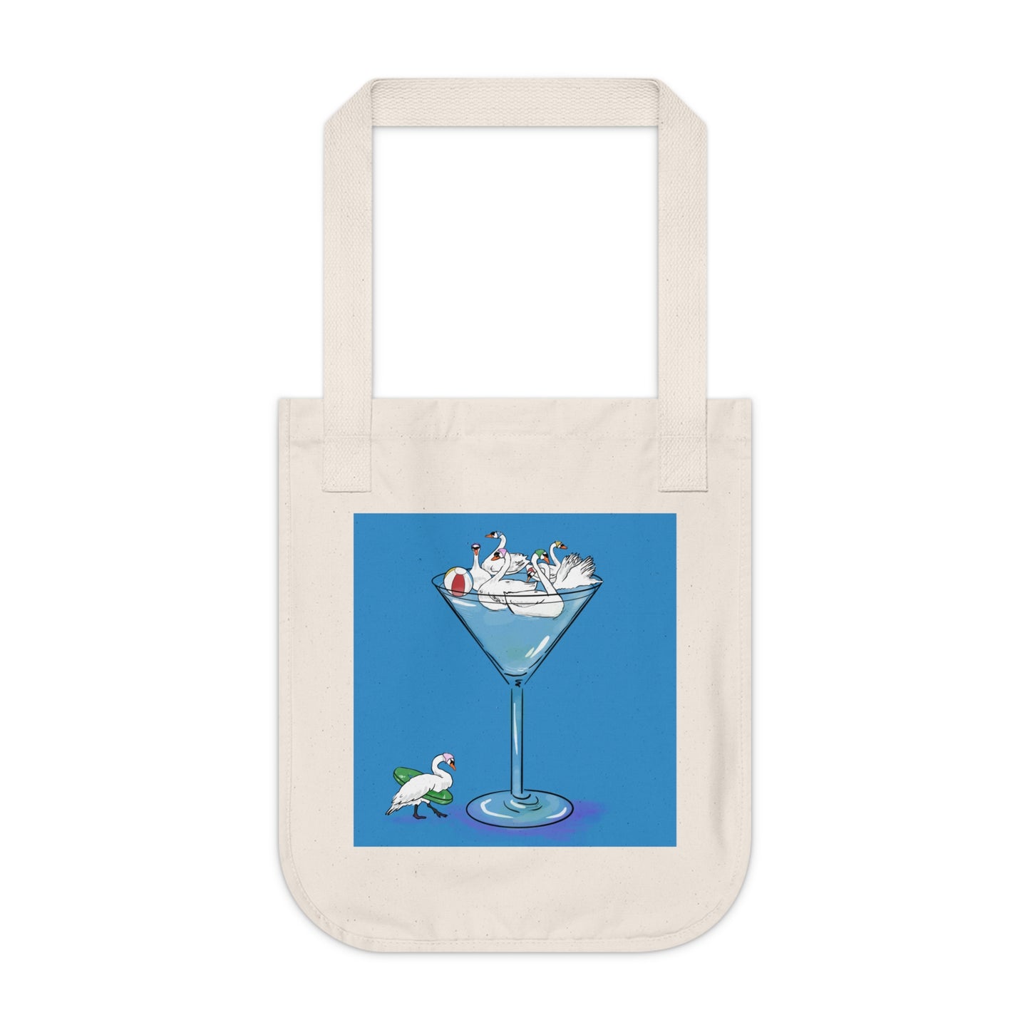 Swan Martini Organic Cotton Tote