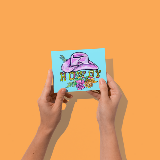 Howdy Greeting Card