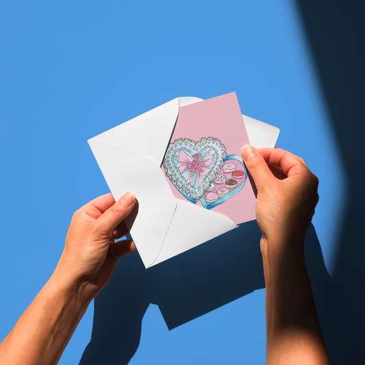 Donut Valentine Greeting Card