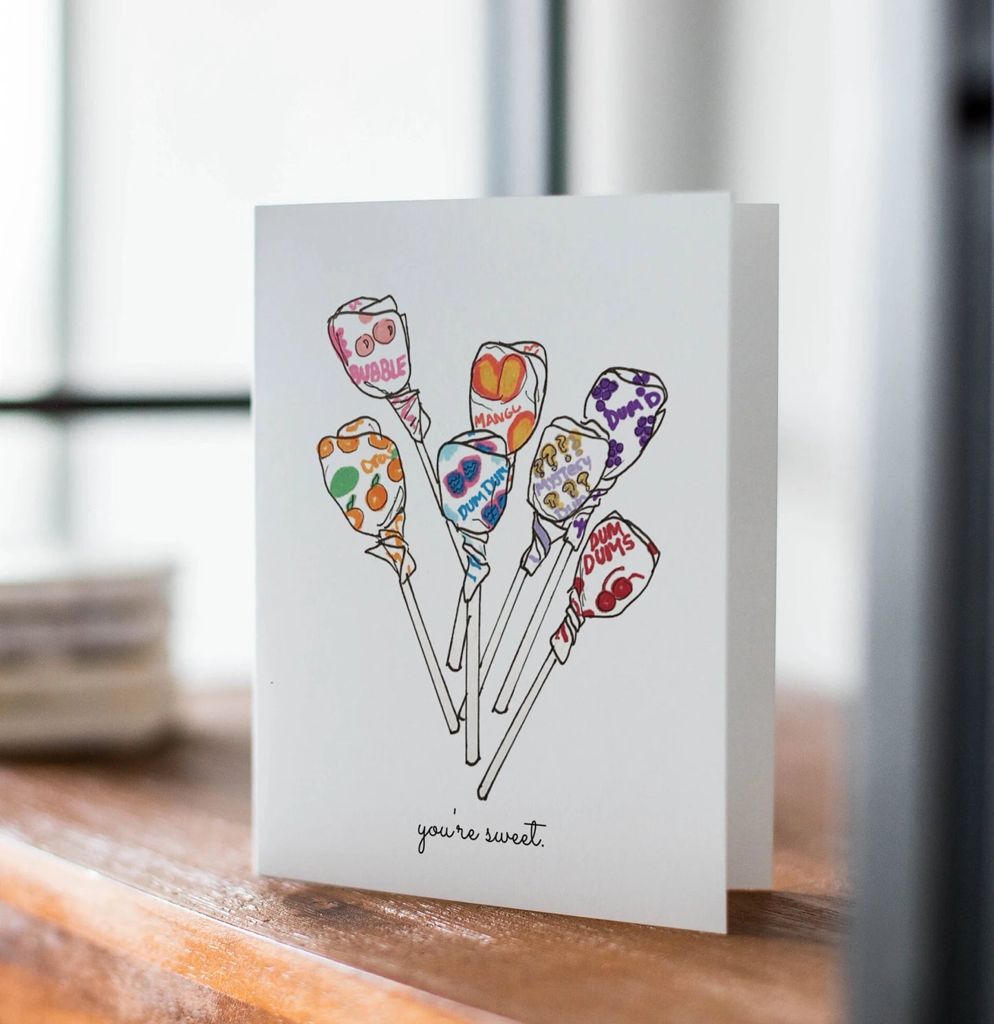 Sweet-Tooth Candy Greeting Card