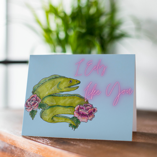 Eel Love Greeting Card