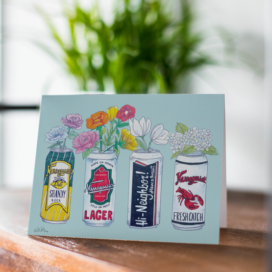 Narragansett Beer Greeting Card