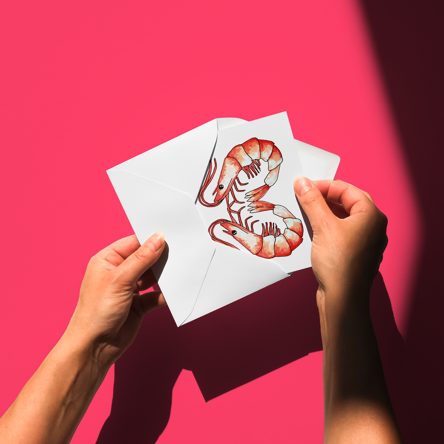 Shrimp Love Greeting Card