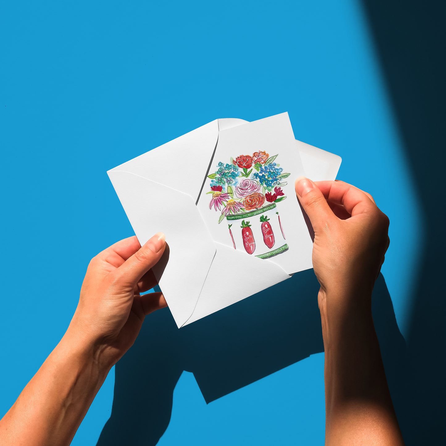 San Marzano Tomato Greeting Card