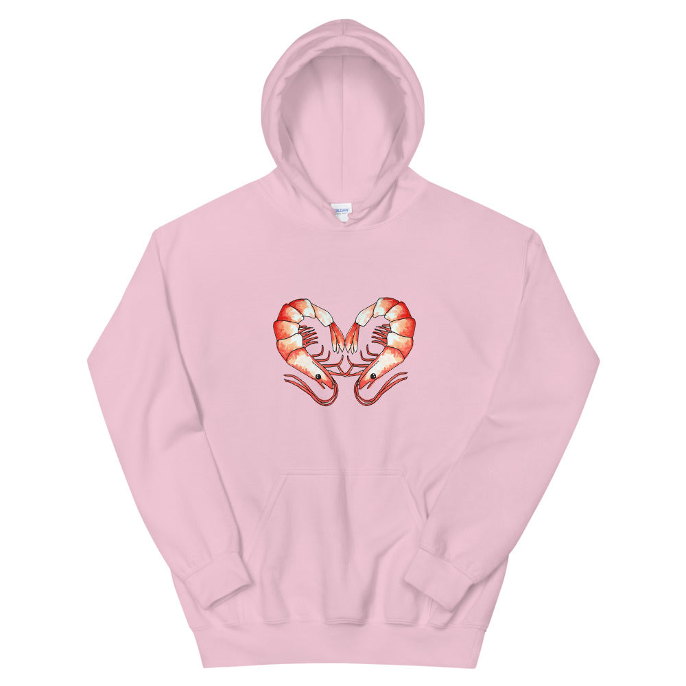 Love Shrimp Unisex Hoodie